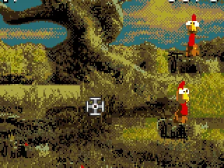 Hau das Huhn - Whac-a-Mole with Moorhühner