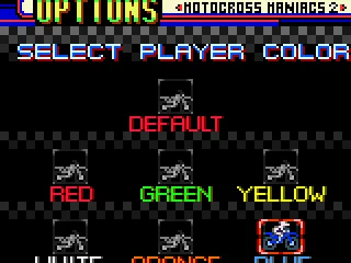 Select Player Color