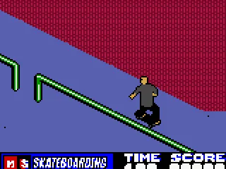 London - A grind rail.