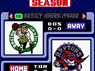 Options in the season mode