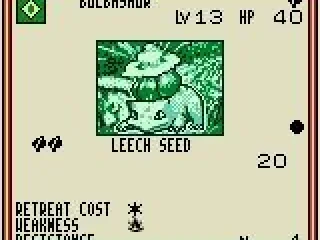 Example of Card (Bulbasaur)