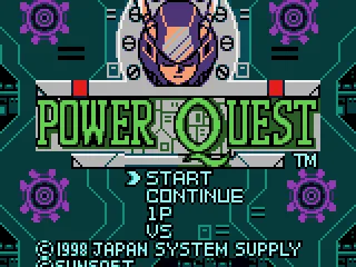 Title screen and main menu