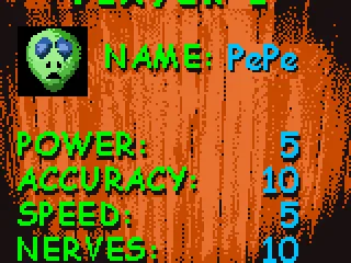 One of the characters