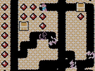 Collecting diamonds.