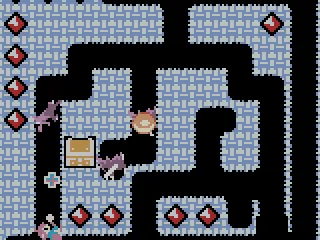 Shooting the creatures.