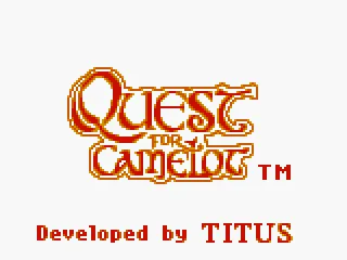 Low-budget title screen