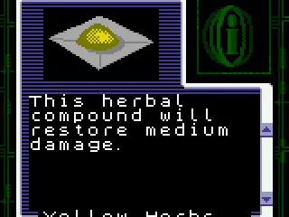 Receiving healing herbs