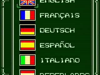 Choose your language.