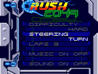 Options. Steering: Point or Turn.