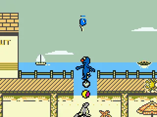 Grover's unicycle stunts