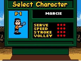 Character selection