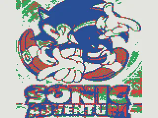 The actual title screen.