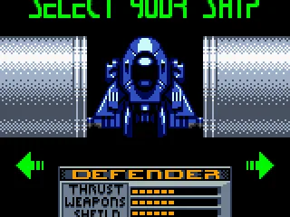 Choosing the battle ship.