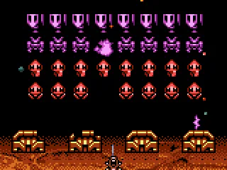 The first level is full of alien invaders: like the old time... :-D