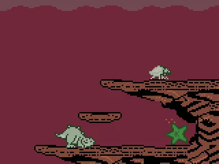 To finish each stage you must collect the number of green stars that is shown