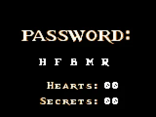 Game has password system
