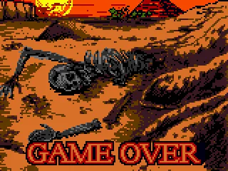 Death in the desert.