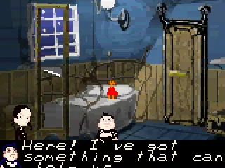 Oiling the guillotine with the oil found in the garden.