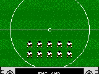 England on the pitch