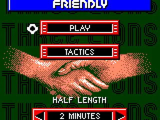 set options for the friendly