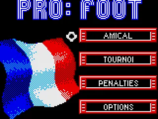 Title screen/main menu (France)