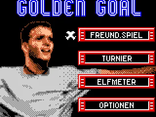 Title screen/main menu (Germany) with a rough approximation of Oliver Bierhoff