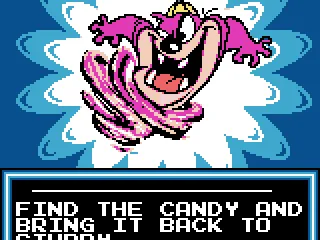 Level intro screen with objectives and hints