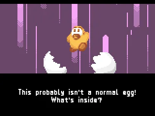 Intro sequence. Our hero, Toki Tori!