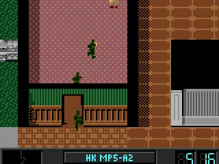 Storming another room.