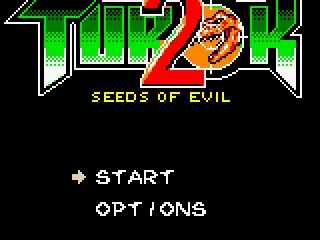 Title screen / Main menu.