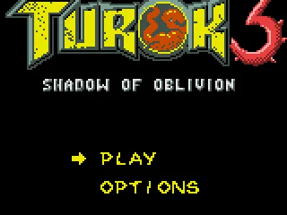 Title screen / Main menu.