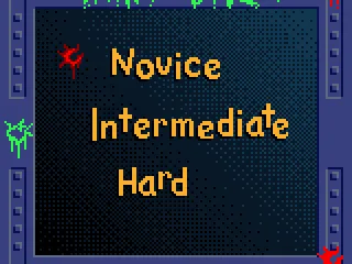 Choose difficulty level