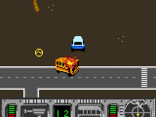 Shooting at each other