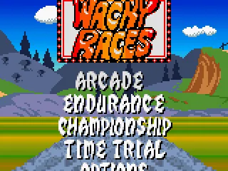 Title screen and main menu