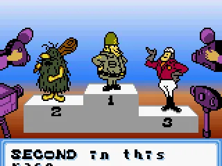 Winners of the race...you as The Slag Brothers on the 2nd place...