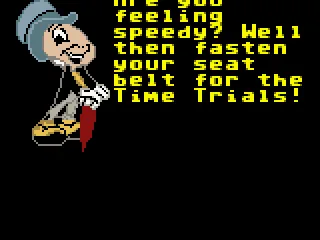 Intro for Speed Trial game