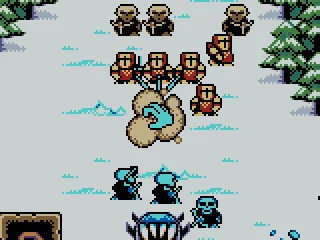 Attacking enemy forces!