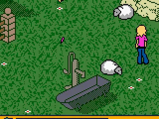 All animals are very dangerous and hurt when touched. Sheep too. This is not meant to be an educational game...