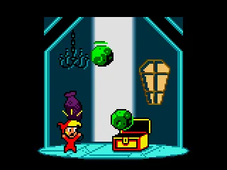 Wendy opens the chest and releases the troublesome stones...