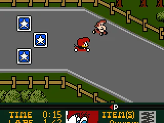 These star blocks will give you random power-ups and weapons.