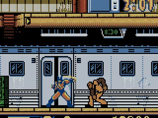 A fight in the subway