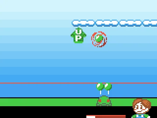 If you match with a balloon with an up arrow in it, the clouds will move up a little.