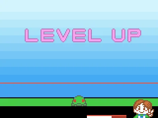 That time, after I cleared, I leveled up.