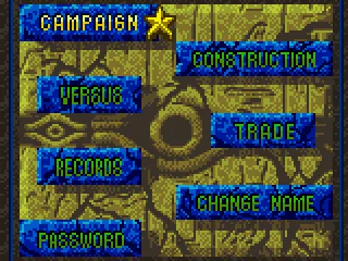 Decide what you want to do at the main menu