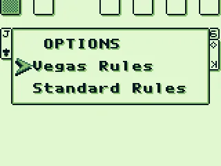 Standard or Vegas rules?