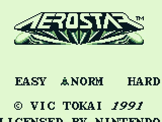 Title screen - choose the difficulty.