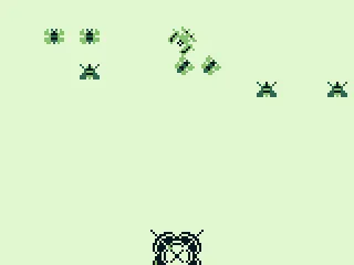 Galaga: I was hit and lost a ship.