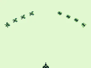 Galaga: The enemy wave is flying in