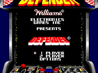 Defender title screen