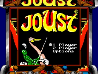 Joust title screen